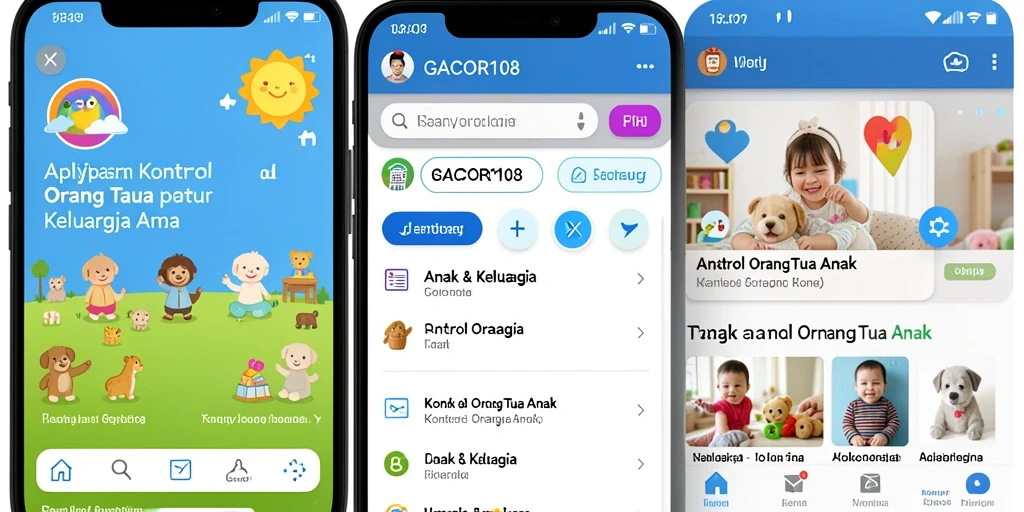 Tampilan antarmuka aplikasi GACOR108 yang intuitif dan mudah digunakan.