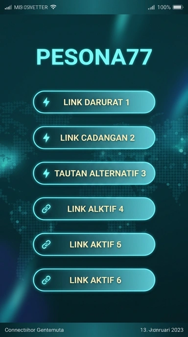 Tampilan link alternatif pesona77